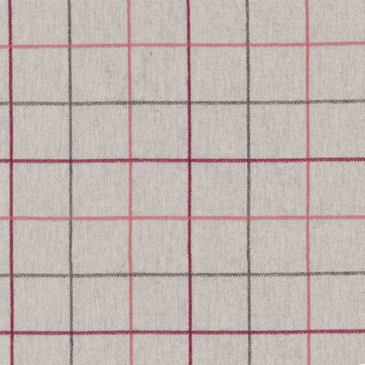 Tissu Arpège Casamance, classique et élégant en laine recyclée, rose