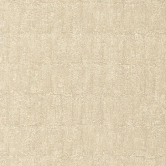 Papier peint Bizen Casamance, effet céramique brute et naturelle, beige