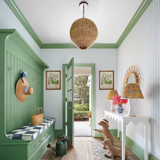 Papier Peint Closet Stripe | Farrow & Ball