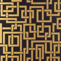 Papier peint Enigma de Farrow & Ball avec motif géométrique imbriqué