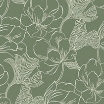 Papier peint Helleborus de Farrow & Ball avec motif floral maximaliste