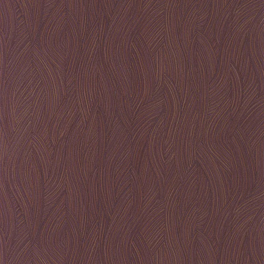 Papier peint Jassine Casamance, texture ondulante et reflets subtils, violet