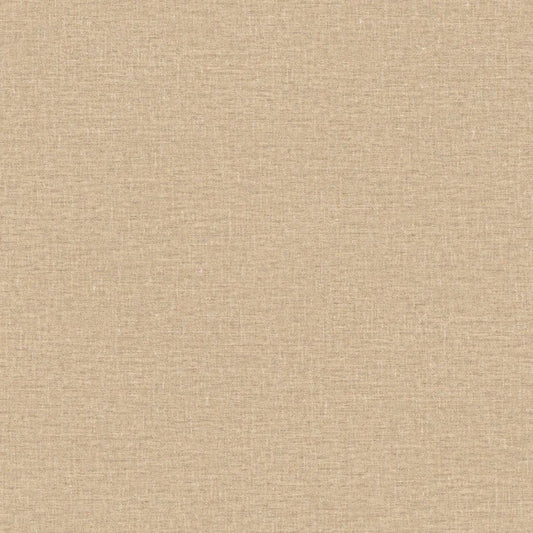 Papier peint Lina Casamance, uni effet textile naturel, beige