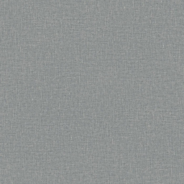 Papier peint Lina Casamance, uni effet textile naturel, gris