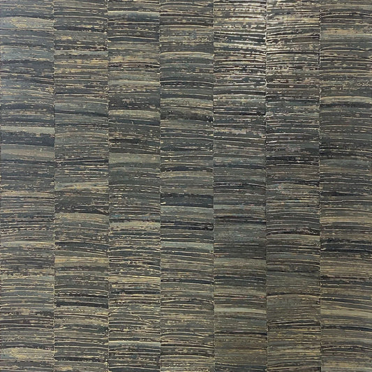 Papier peint Lirio Casamance, iris métallisé et texture brillante
