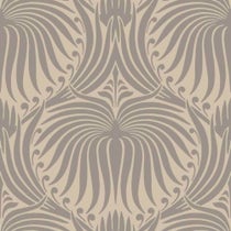 Papier peint Lotus 2011 motif floral style Belle Époque
