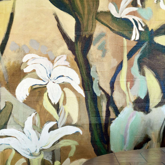 <img src="elitis-leden-et-apres-salon.jpg" alt="Panoramique mural Elitis L’Eden et Après installé dans un salon contemporain" />