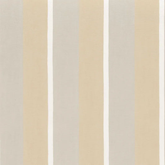 Papier peint Sinopia Casamance, rayures graphiques peintes à la main, beige