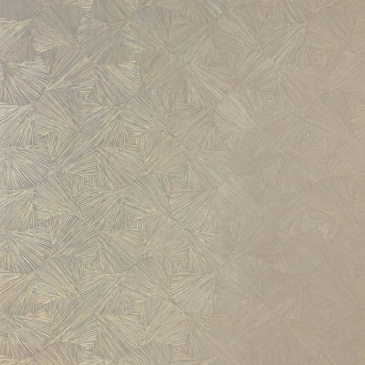 Papier peint Songket Casamance, effet brocart aux reflets dorés
