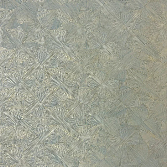 Papier peint Songket Casamance, effet brocart aux reflets dorés
