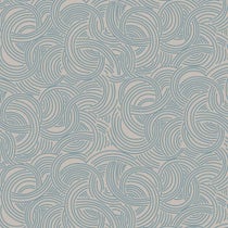 Papier peint Tourbillon de Farrow & Ball avec motif tourbillonnant Art Déco